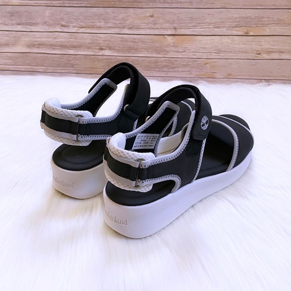 Timberland Women’s Black Los Angeles Wind Sporty Slingback Sandals - Picture 3 of 8
